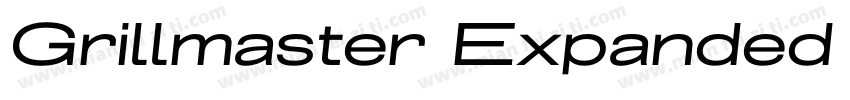 Grillmaster Expanded Black字体转换